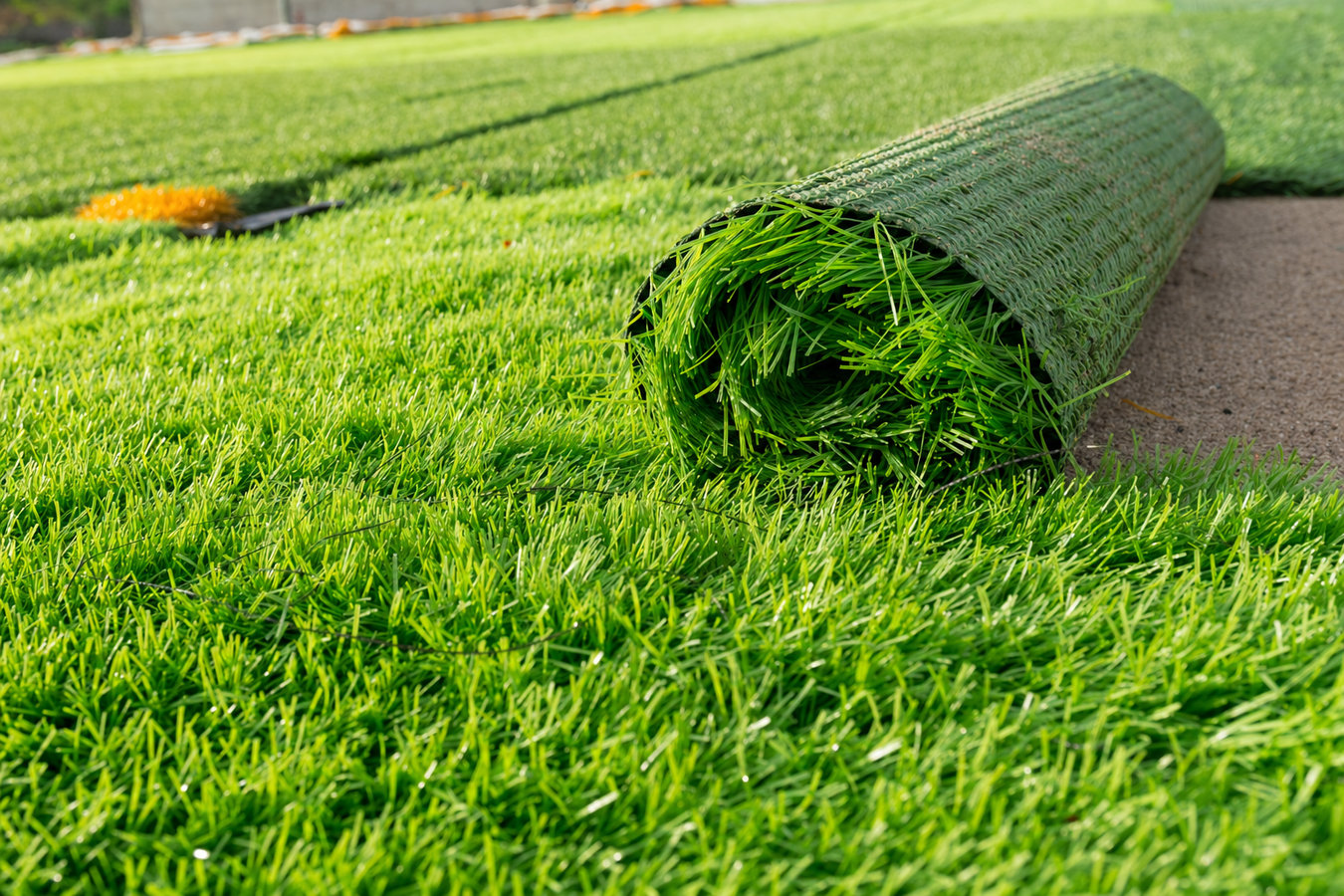 Artificial turf installation
